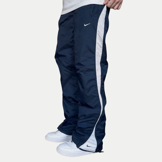 SUPER RARE 2000s Nike Trackpants Navy *PREMIUM* - (XL)