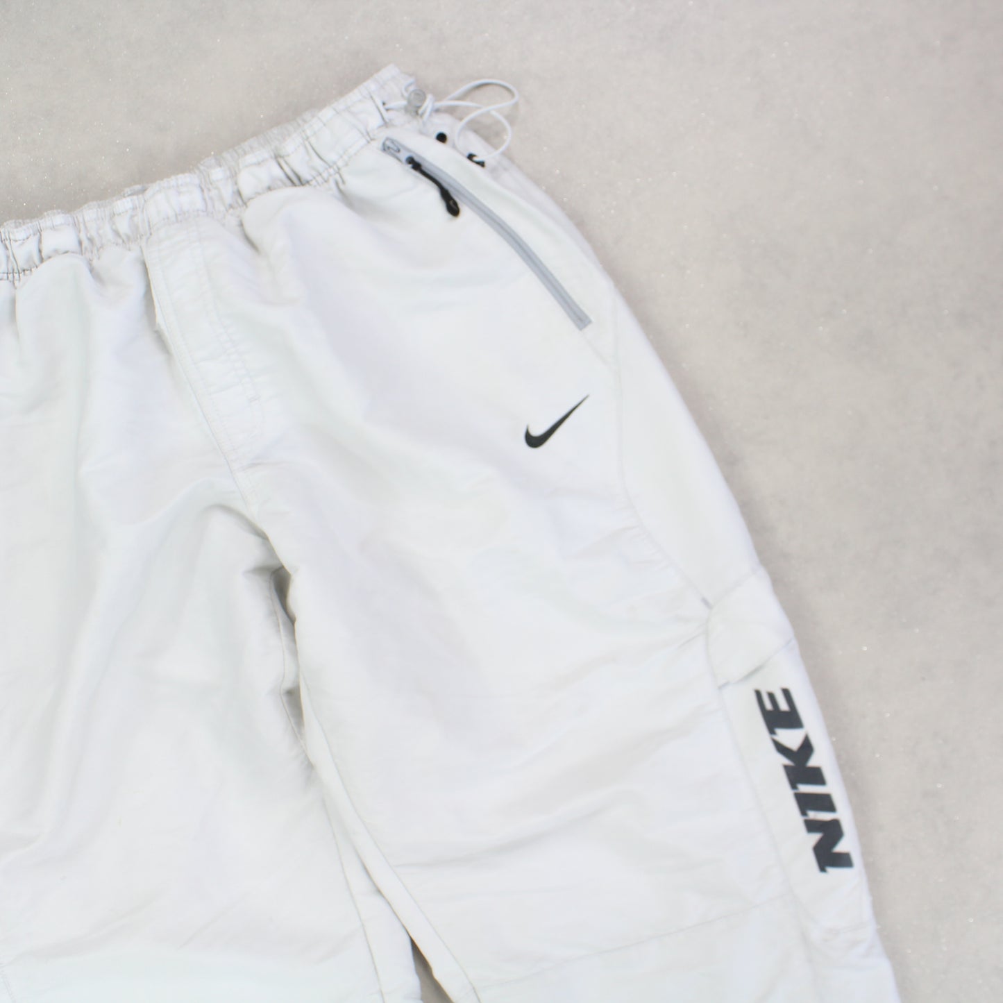 SUPER RARE 00s Nike Trackpants White - (L)