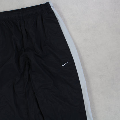 RARE 00s Nike Trackpants Black - (S)