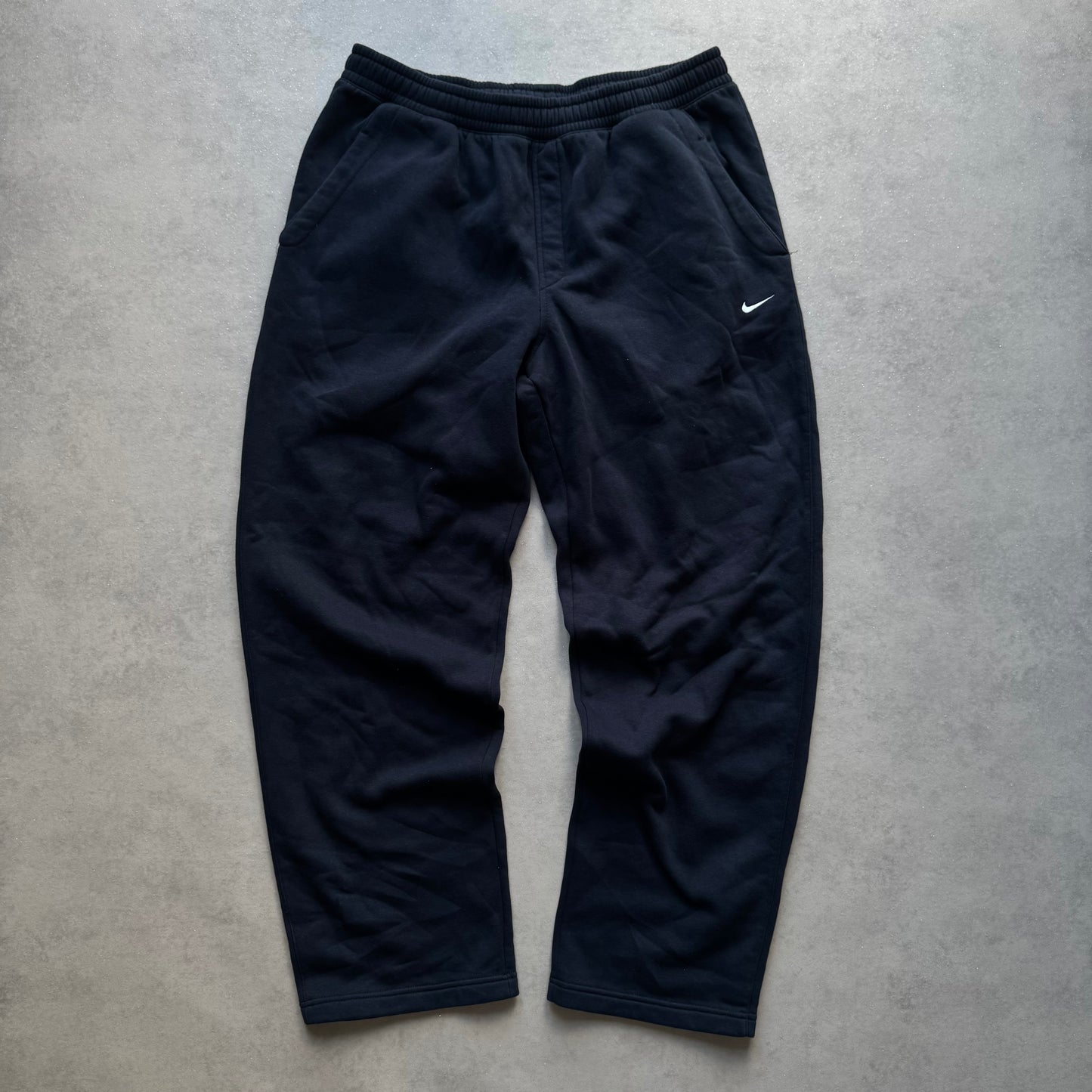 RARE 2000s Baggy Nike Joggers Black - (L)