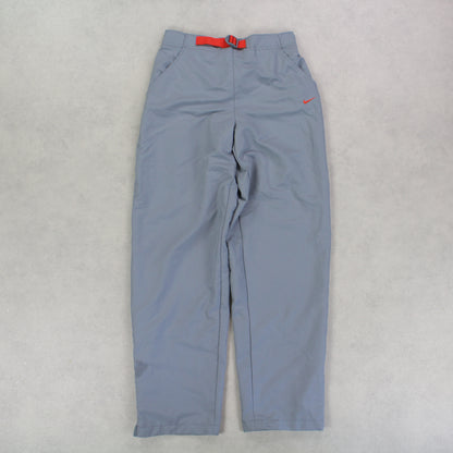 RARE 00s Nike Trackpants Grey - (S)