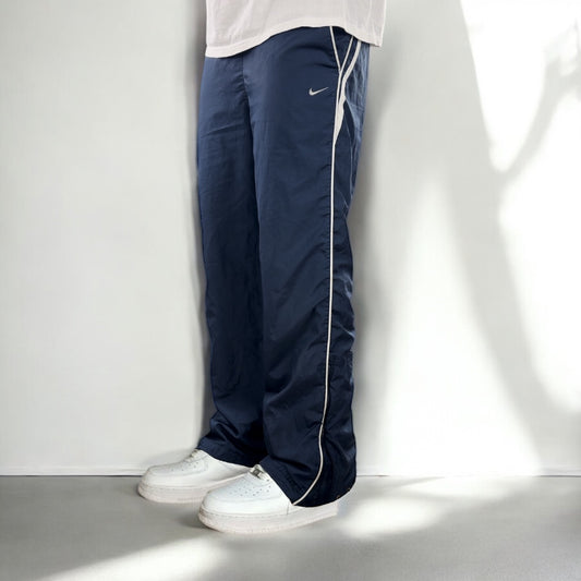 RARE 00s Nike Trackpants Navy - (S)