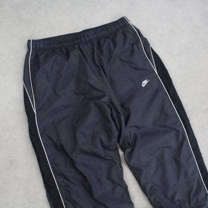 SUPER RARE 00s Baggy Nike Trackpants Grey - (L)