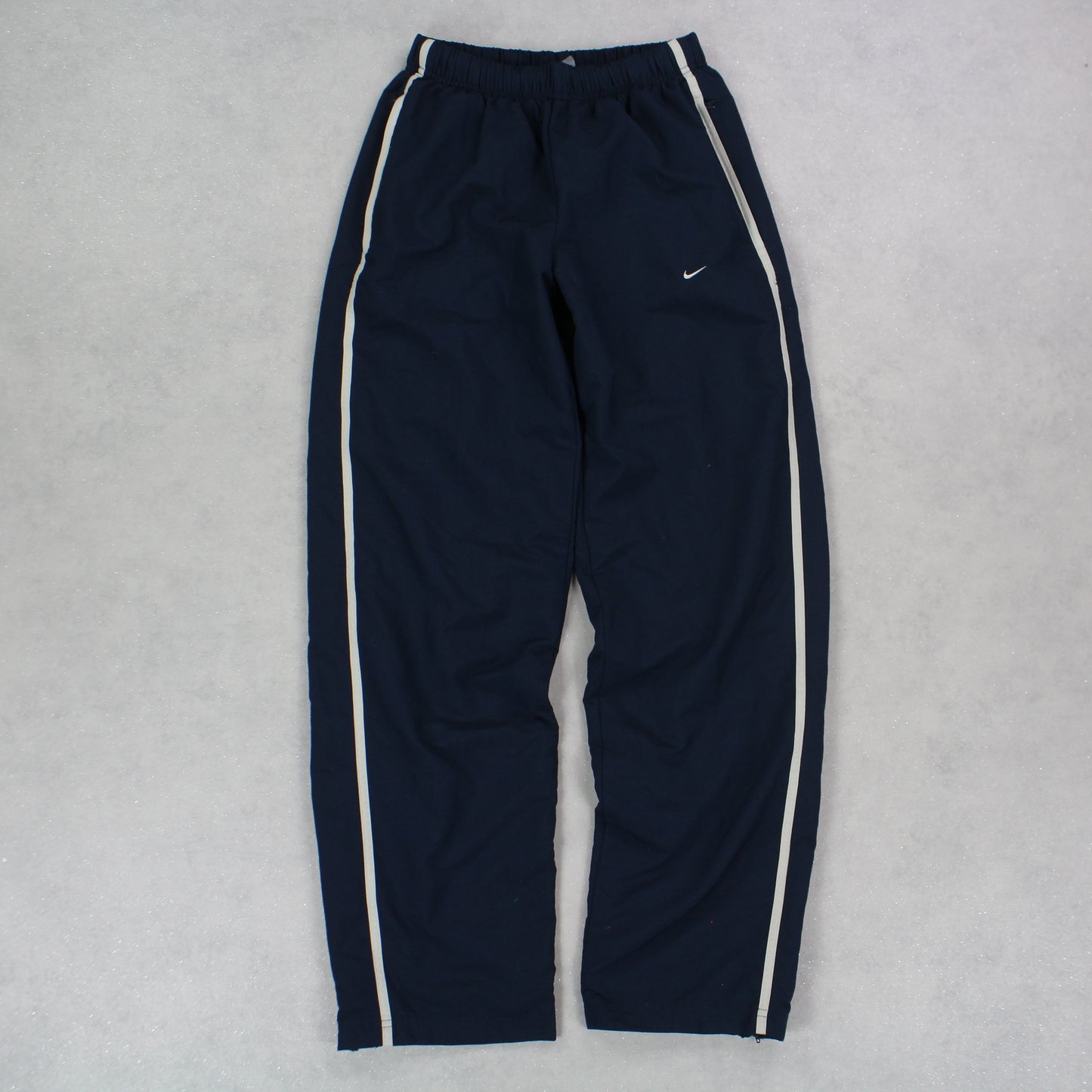 RARE 00s Baggy Nike Trackpants Navy - (S)