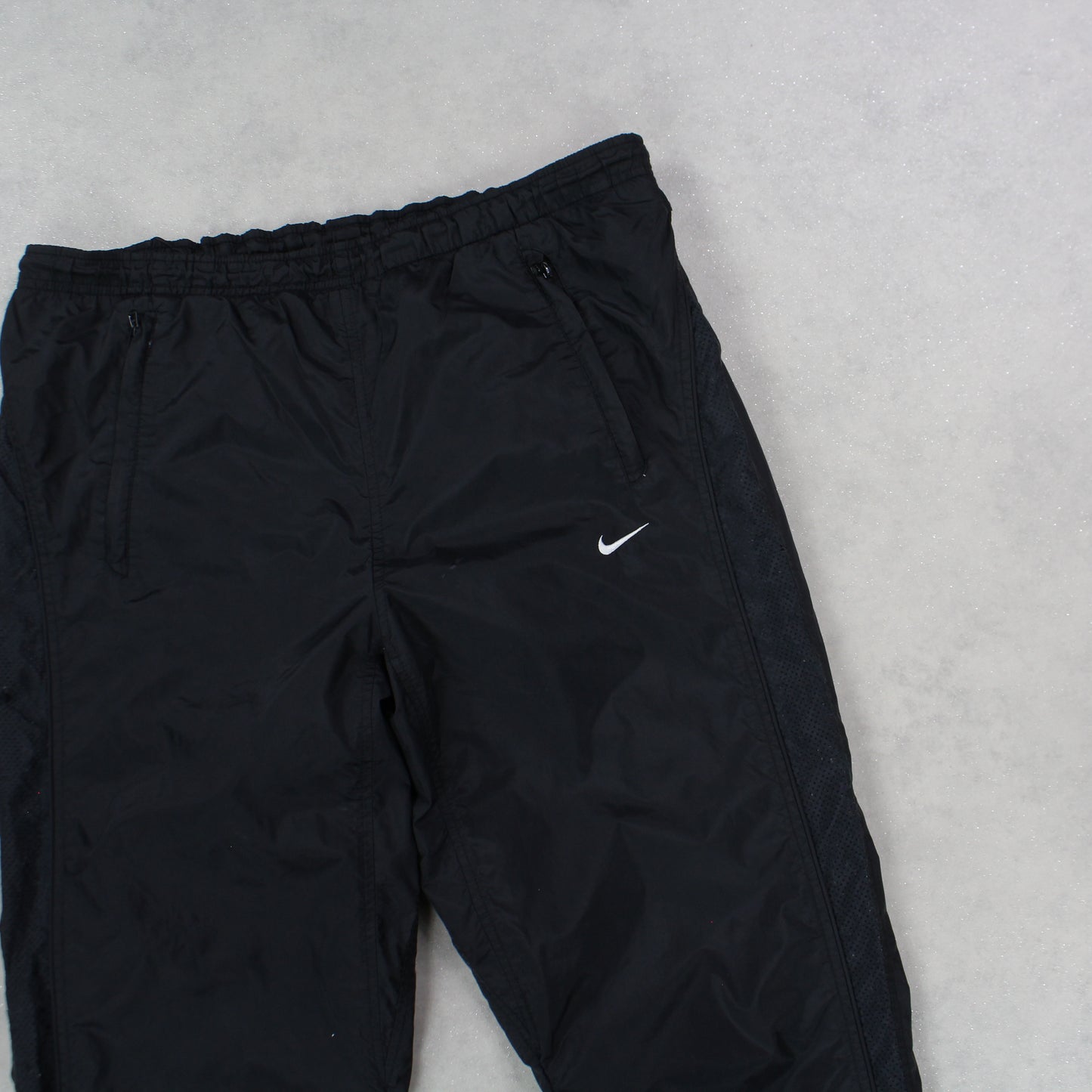 RARE 00s Nike Trackpants Black - (S)