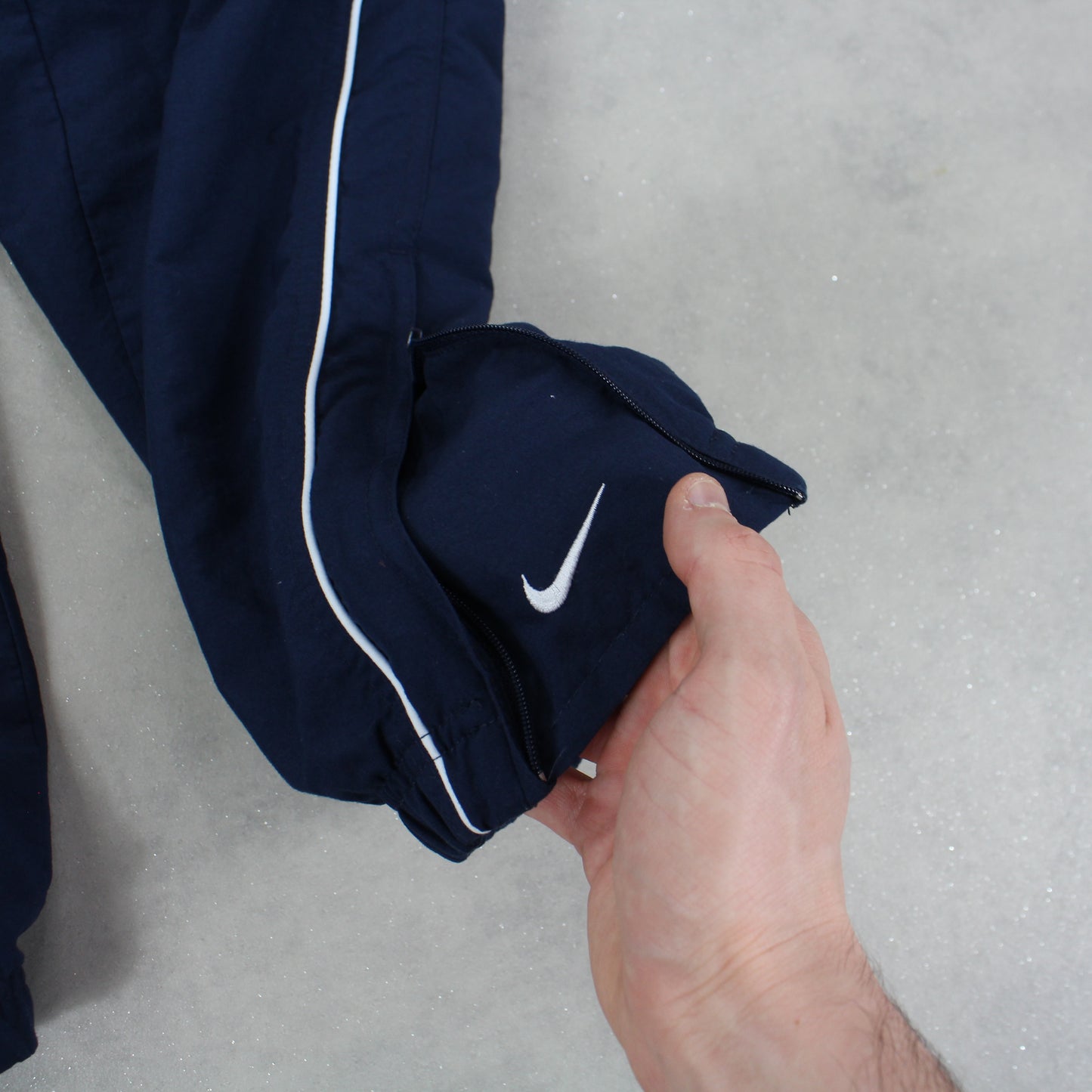 RARE 00s Nike Trackpants Navy - (S)