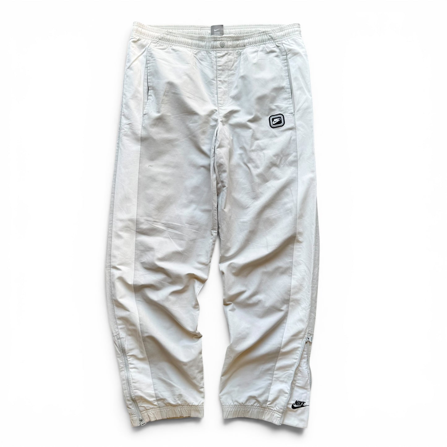 RARE 2000s Nike Trackpants Grey - (M)