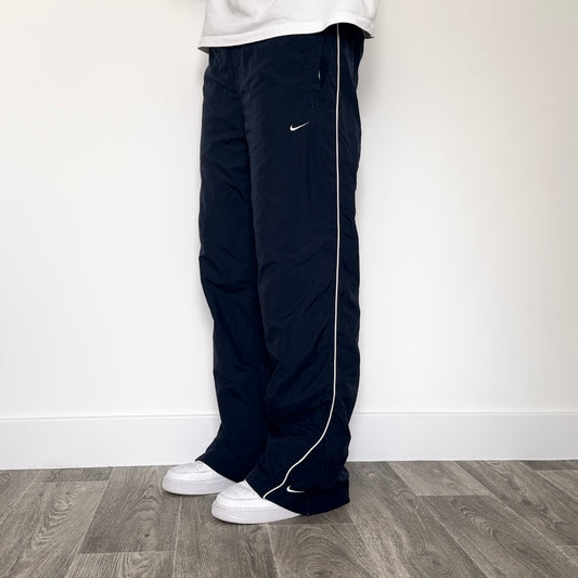 SUPER RARE 2000s Nike Trackpants Navy - (L)
