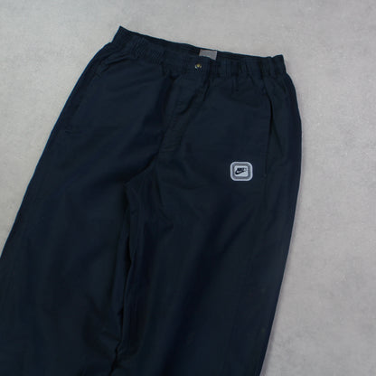 SUPER RARE 2000s Nike Trackpants Navy - (S)