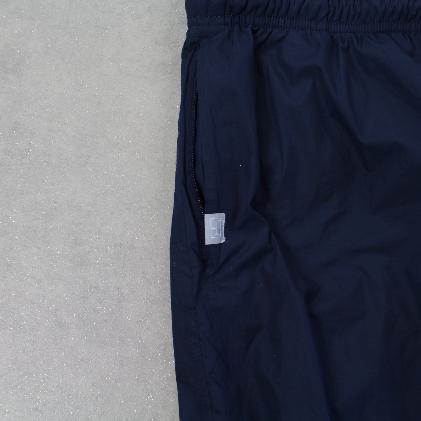 RARE 00s Baggy Nike Trackpants Navy - (M)