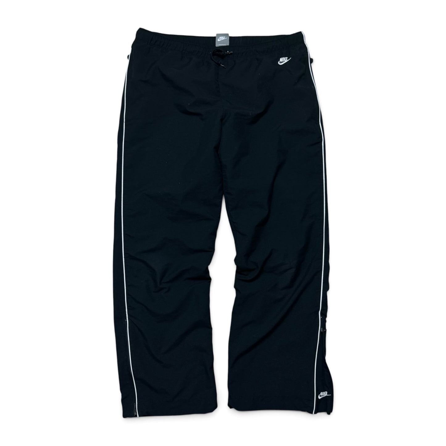 RARE 2000s Baggy Nike Trackpants Black - (M)