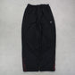 RARE 00s Nike Baggy Trackpants Black - (M)