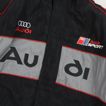 RARE Vintage 1990s Audi Racing Jacket Black - (L)