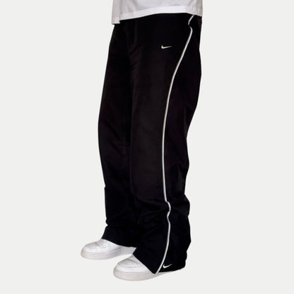 RARE 2000s Nike Trackpants Black *PREMIUM* - (L)