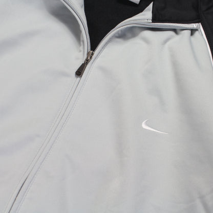 RARE 2000s Nike Track Jacket Grey - (L)