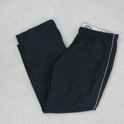 RARE Vintage 00s Baggy Nike Trackpants Black - (L)