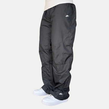 SUPER RARE 2000s Nike Trackpants Grey - (M)