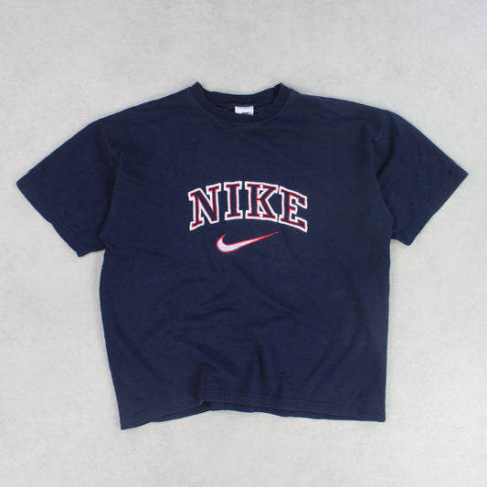 RARE 90s Nike T-Shirt Navy - (S)