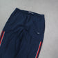 RARE 00s Nike Trackpants Navy - (L)