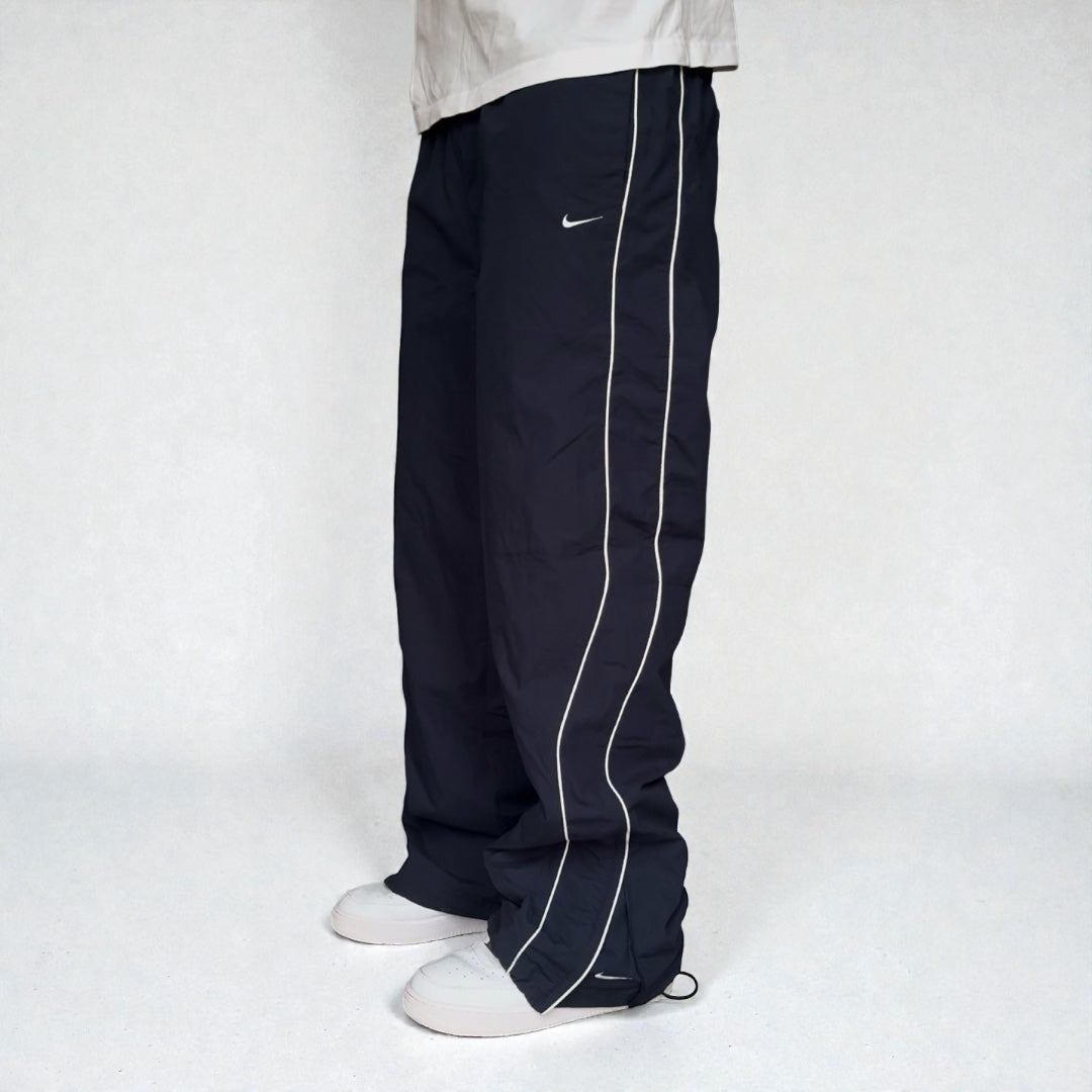 SUPER RARE 2000s Nike Trackpants Navy *PREMIUM* - (L)