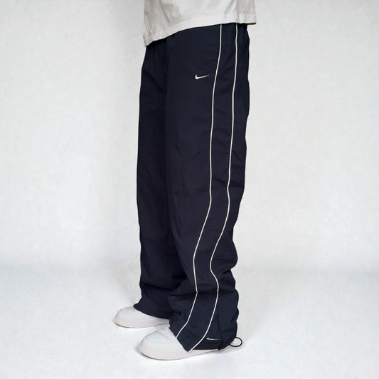 SUPER RARE 2000s Nike Trackpants Navy *PREMIUM* - (L)