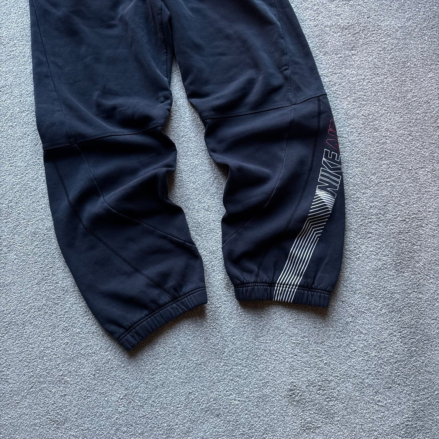 RARE 2000s Nike Airmax Joggers Black - (L)