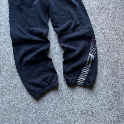 RARE 2000s Nike Airmax Joggers Black - (L)