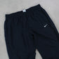 RARE 00s Nike Trackpants Navy - (L)