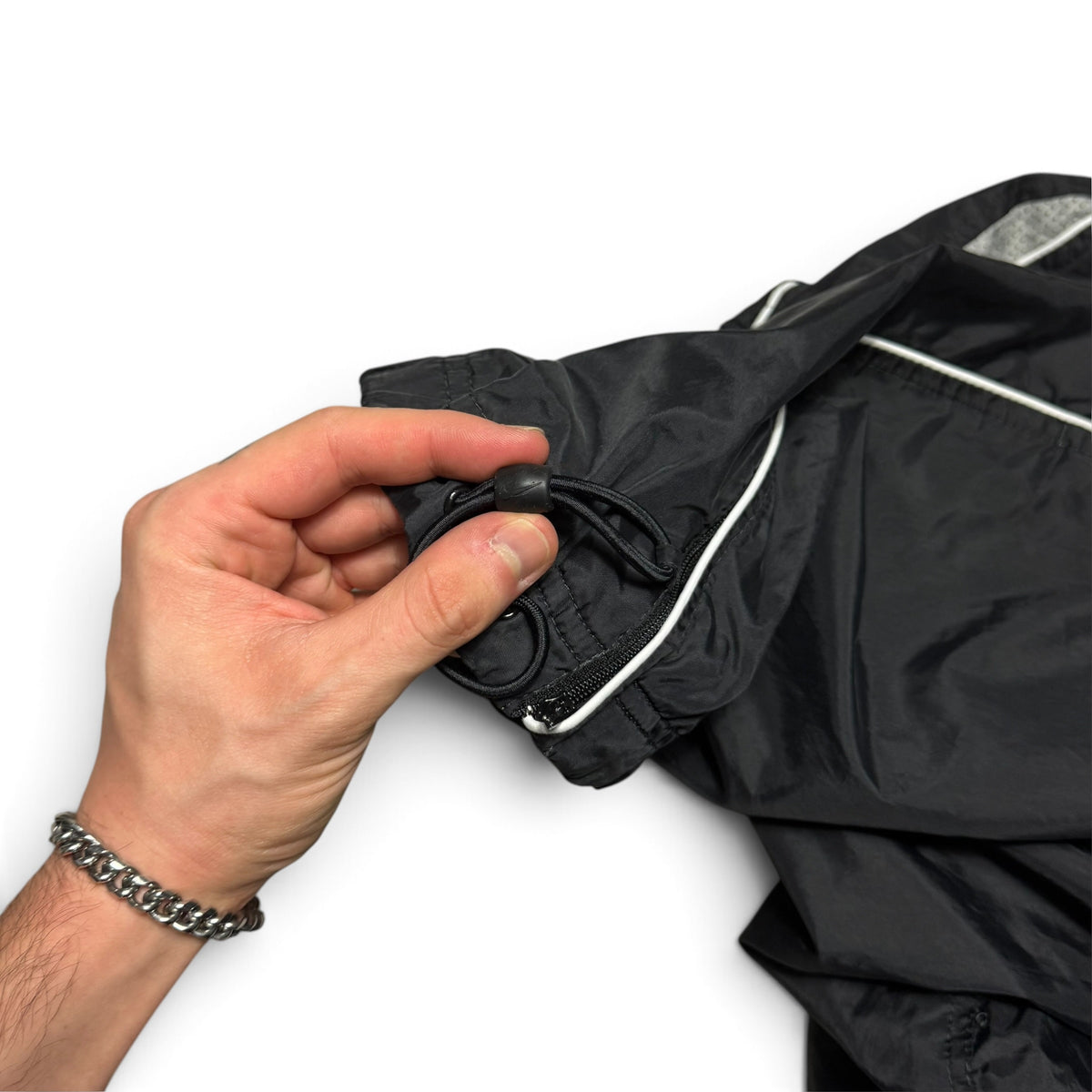 SUPER RARE 2000s Nike Trackpants Black - (M)