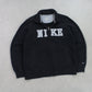 RARE 00s Nike Zip Sweatshirt Black - (XS)