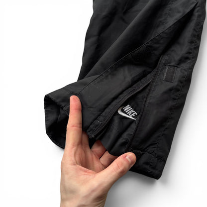 RARE 2000s Baggy Nike Trackpants Black - (S)