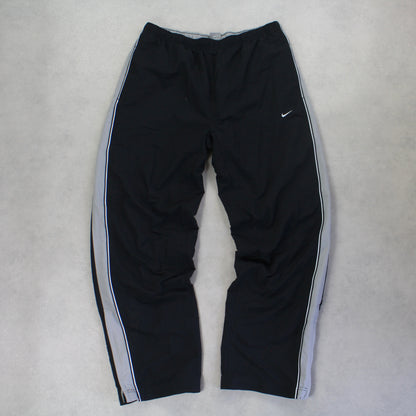 RARE 2000s Nike Trackpants Black - (L)