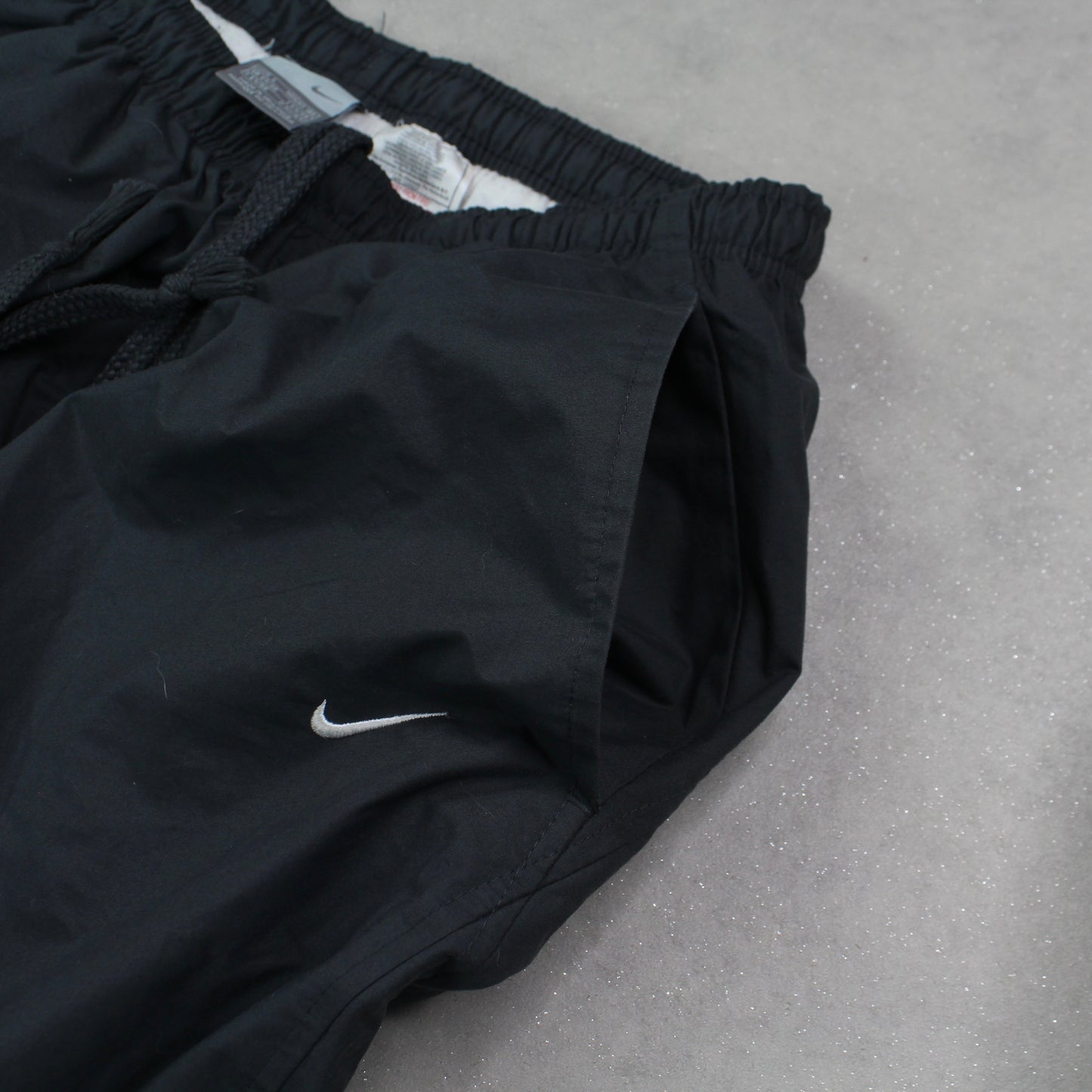 RARE 00s Baggy Nike Trackpants Grey - (M)