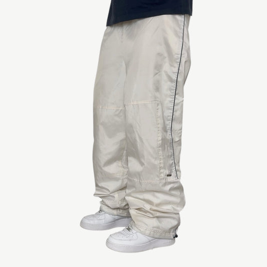 RARE 1990s Nike Trackpants White - (XL)