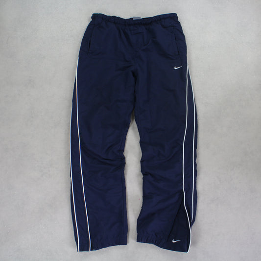 SUPER RARE 2000s Nike Trackpants Navy - (S)