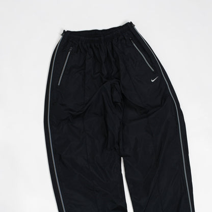 RARE 1990s Baggy Nike Trackpants Black - (XL)