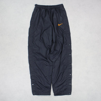 RARE Vintage 1990s Nike Trackpants Black - (S)