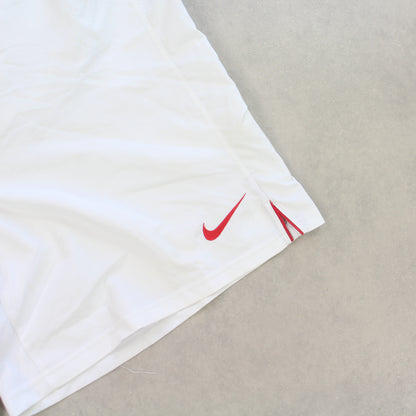 RARE 00s Nike Arsenal Shorts White - (XL)