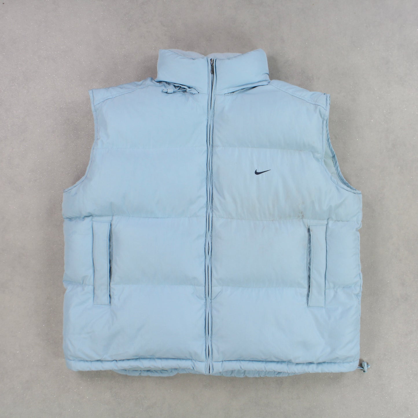 RARE Vintage Nike Puffer Gilet Blue - (XL)