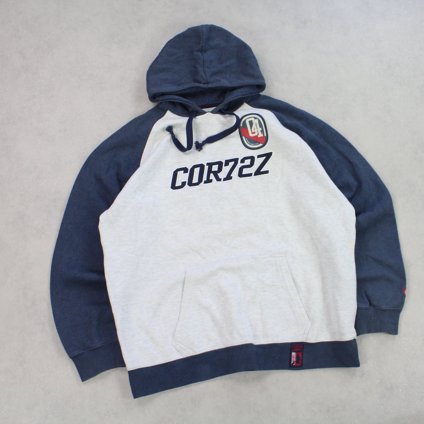 RARE 00s Nike Cortez Hoodie Grey - (XL)