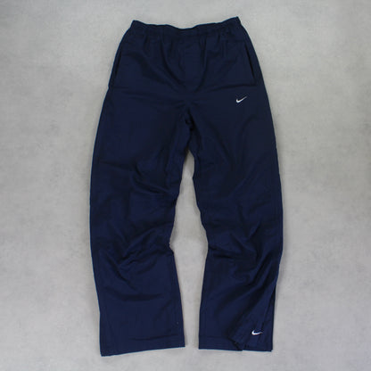 RARE 2000s Nike Trackpants Navy - (M)