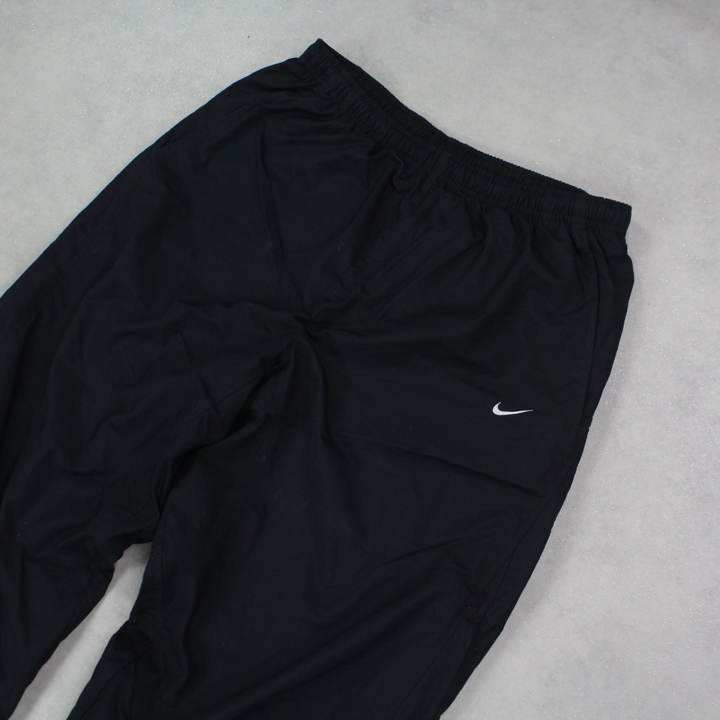 RARE 00s Baggy Nike Trackpants Black - (L)