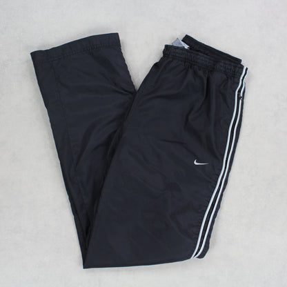 RARE Vintage 00s Nike Trackpants Black - (M)