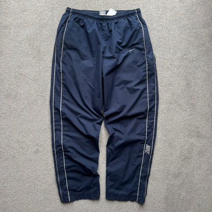 SUPER RARE 2000s Nike Trackpants Blue - (L)