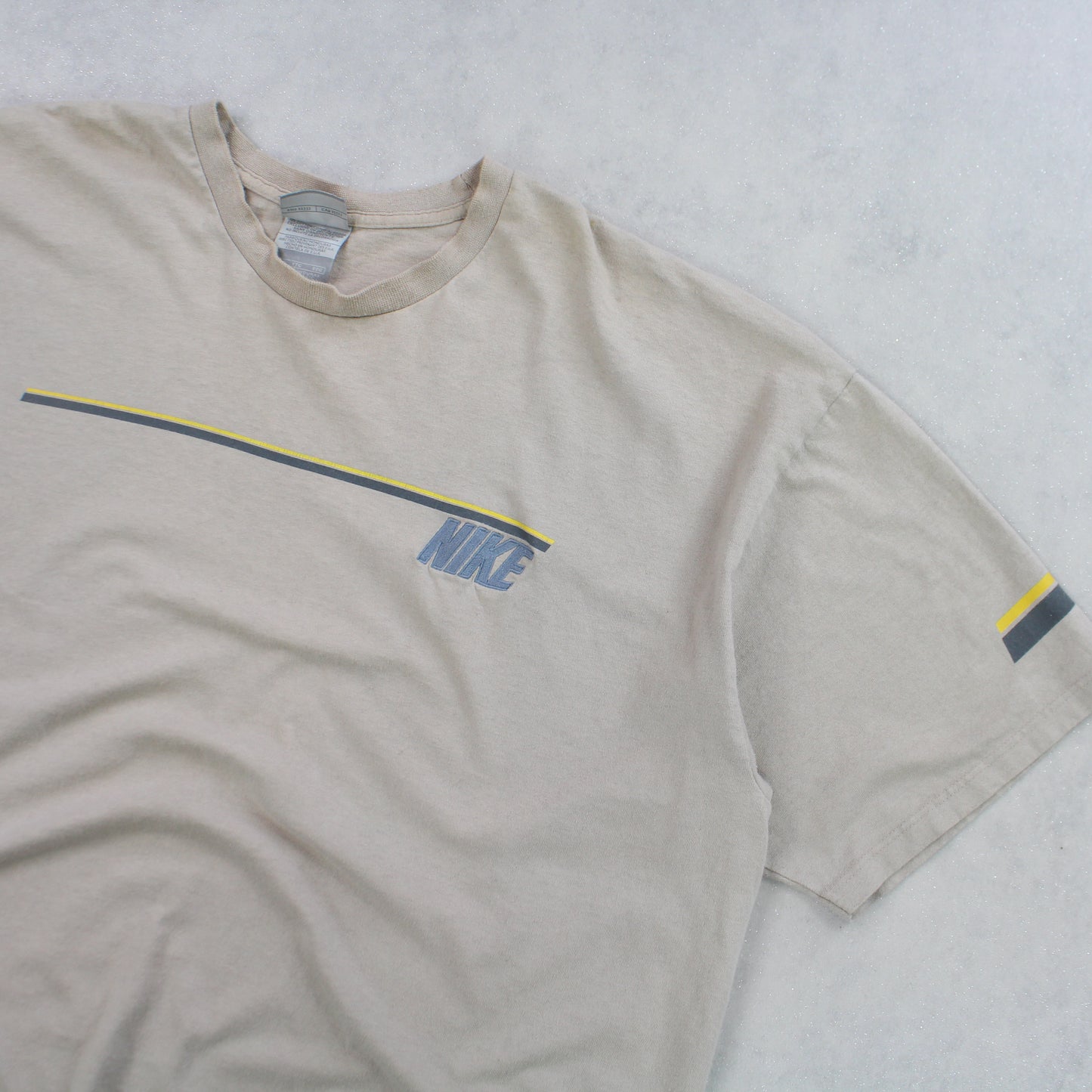 RARE Vintage Nike T-Shirt Beige - (XXL)