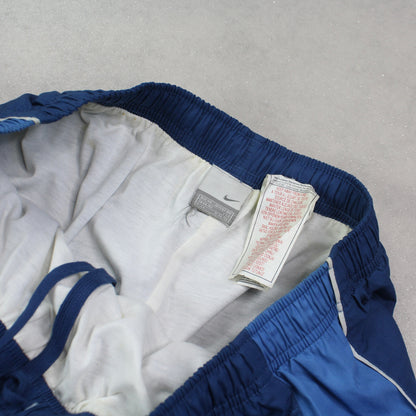 RARE 00s Baggy Nike Trackpants Blue - (L)