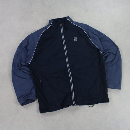 RARE 00s Nike Track Jacket Navy - (S)