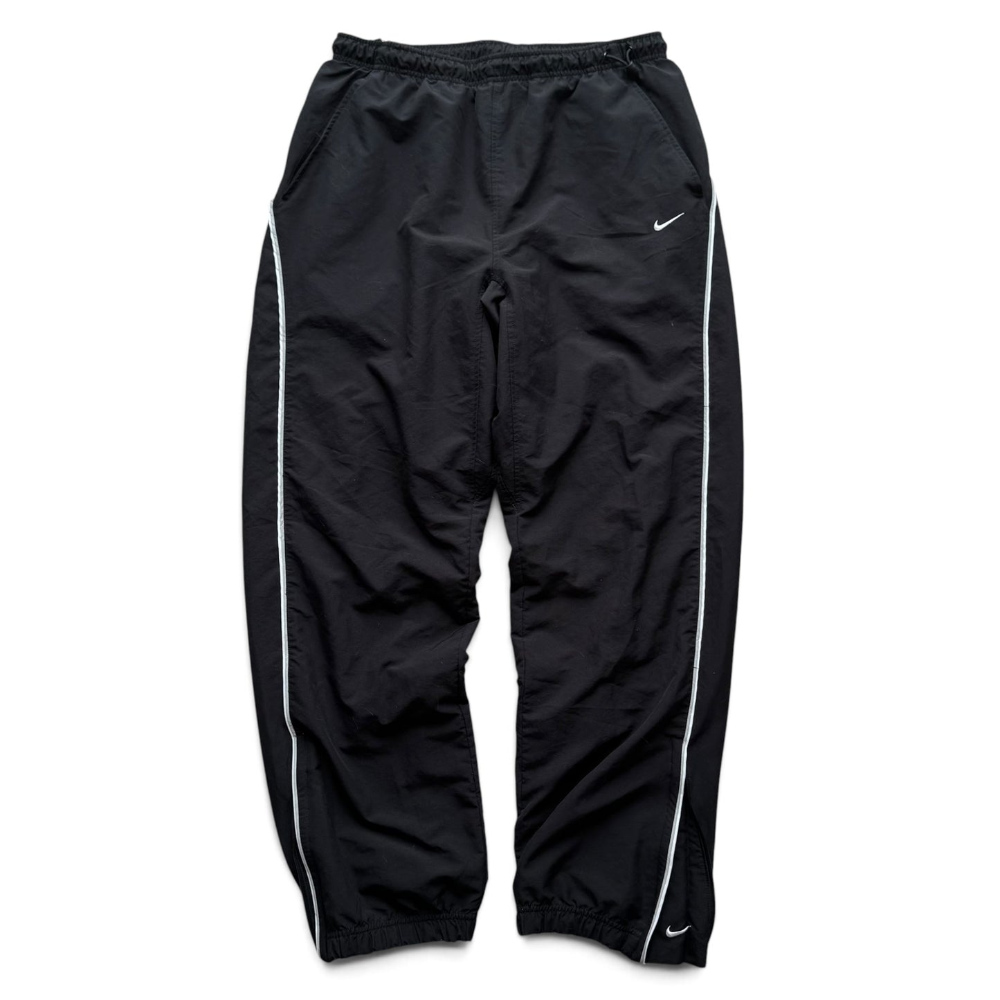 RARE 2000s Nike Trackpants Black *PREMIUM* - (M)