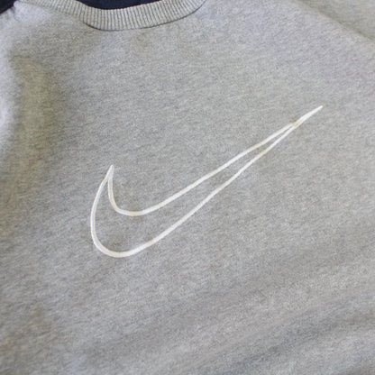 RARE 2000s Nike Sweatshirt Grey - (M)