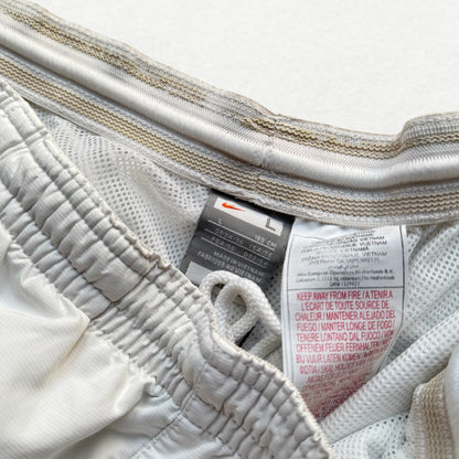 RARE 2000s Baggy Nike Trackpants White - (L)